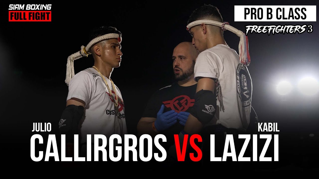 Julio Callirgros vs Kabil Lazizi | Pro B Class | Freefighters 3 background