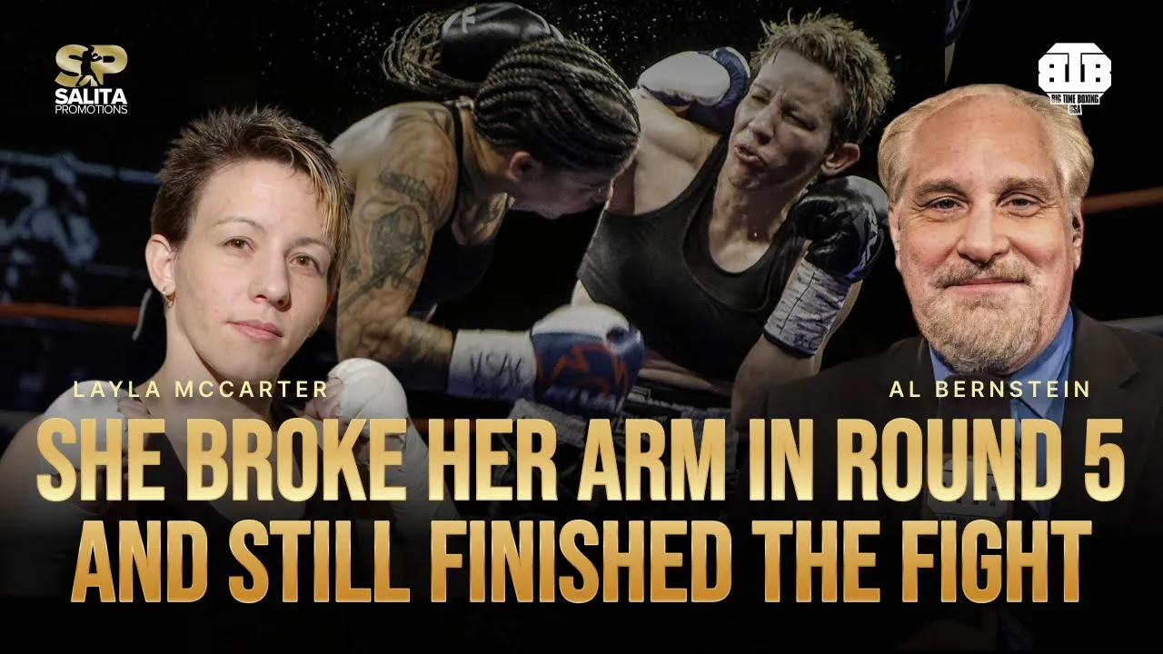 SHE BROKE HER ARM IN ROUND 5… AND STILL FINISHED THE FIGHT | LAYLA MCCARTER background