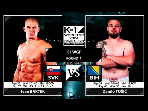 Ivan Bartek vs Danilo Tosic | FULL FIGHT | K-1 WORLD GP - Jun.29, 2024
