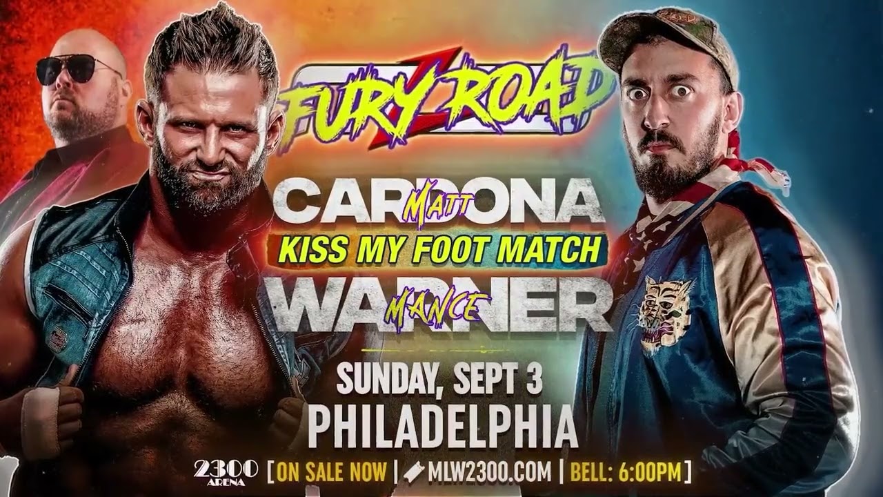 Fury Road Control Center: Matt Cardona added to card in BIG match background