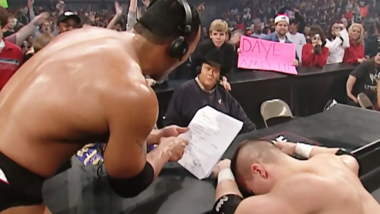 The Rock Vs. Lance Storm - RAW IS WAR backdrop