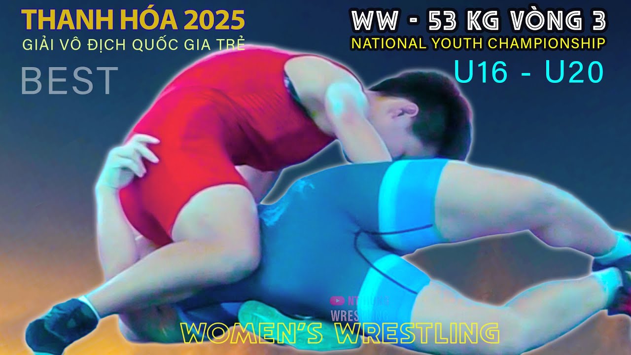 Vật Nữ . ĐẠI CHIẾN THANH HÓA - 53 KG. PHẦN 2 . vietnamese traditional wrestling background