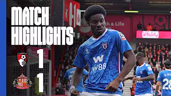 All Square On The South Coast  | AFC Bournemouth 1 - 1 Sunderland AFC | Premier League Highlights