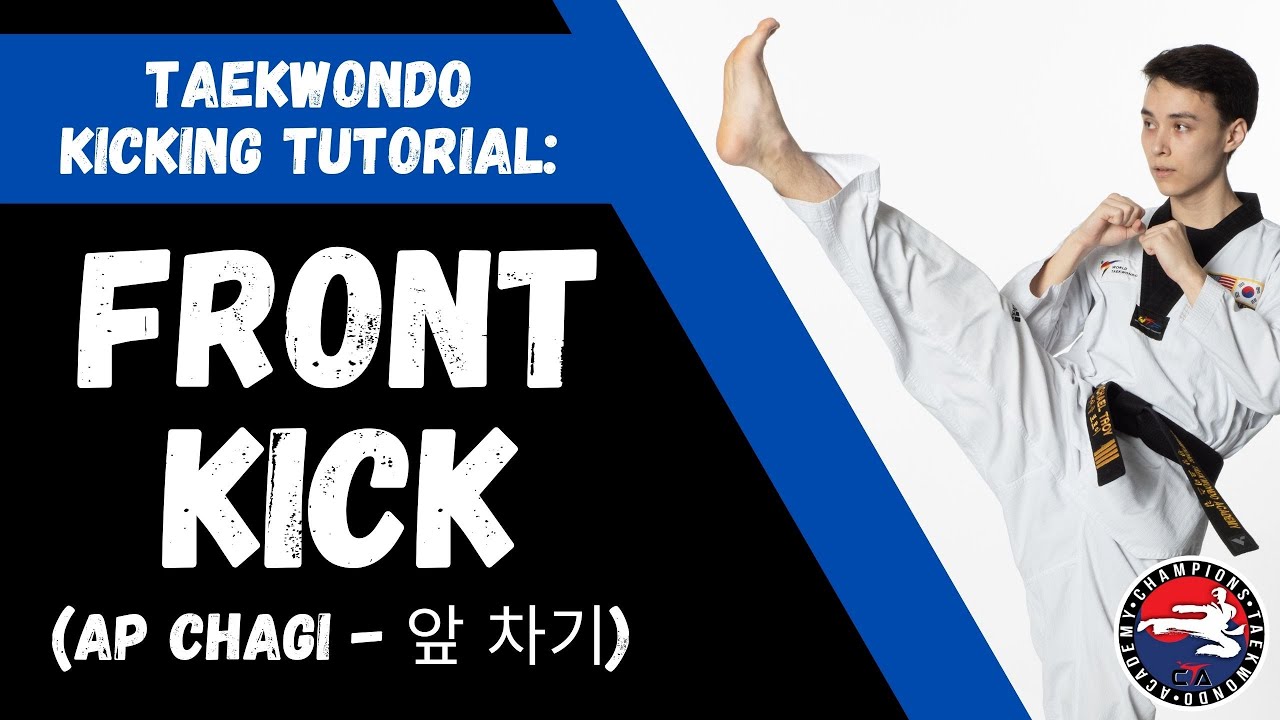 Taekwondo Front Kick Tutorial background