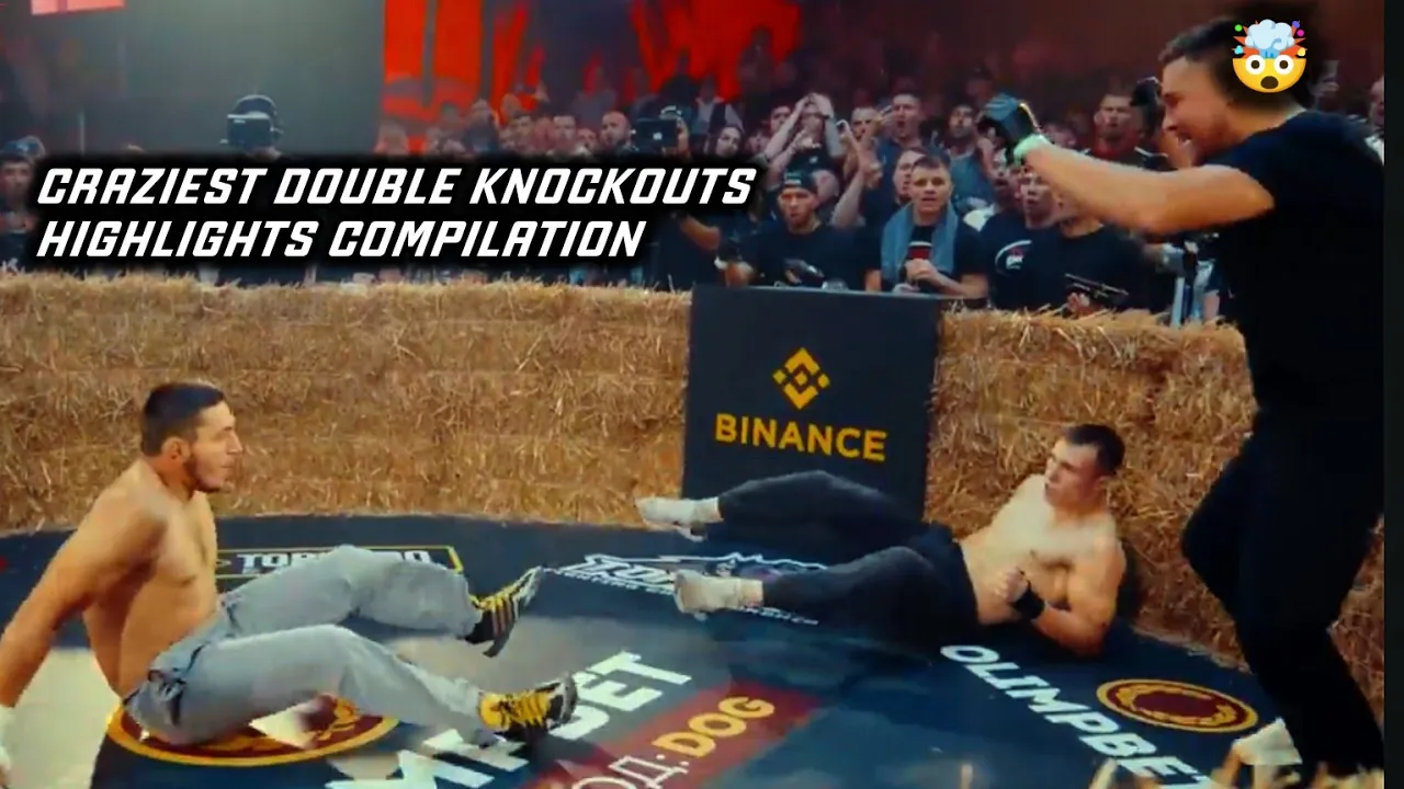 CRAZIEST DOUBLE KNOCKOUTS - HIGHLIGHTS COMPILATION 2024 background