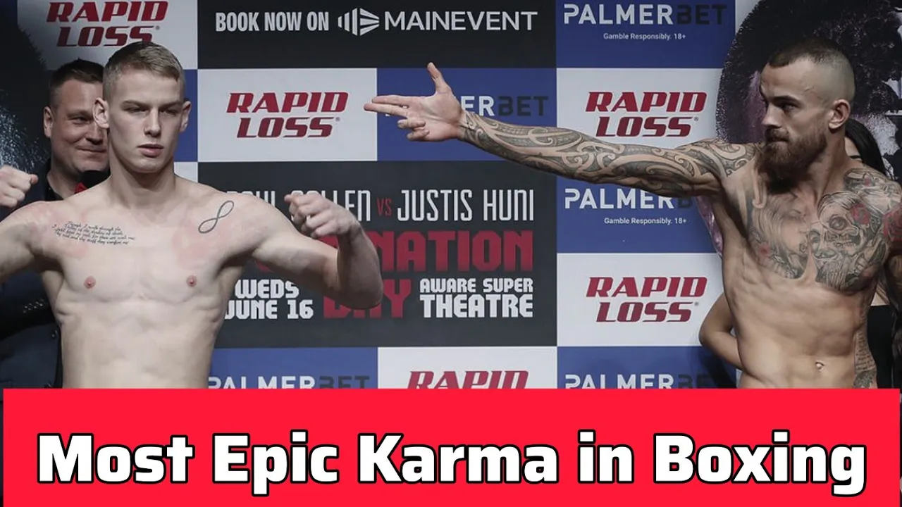 THE MOST EPIC KARMA in BOXING ☠️ BEST KARMA EVER - MIHAILOVICH vs HANAN background