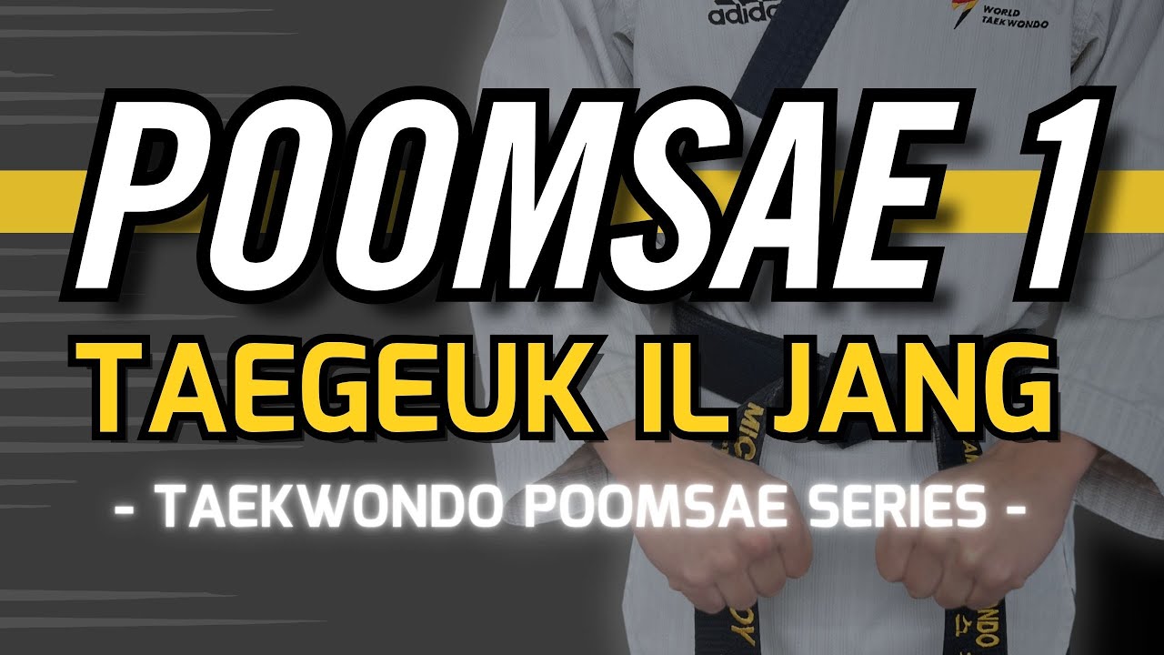 Taekwondo Poomsae 1 (Taegeuk Il Jang - Yellow) background