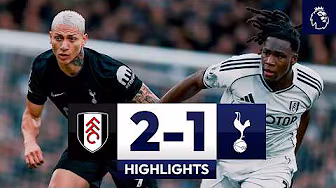 Fulham 2-1 Spurs l Premier League Highlights