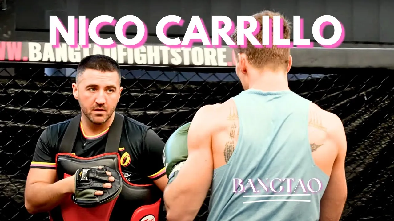 NICO CARRILLO FIGHT CAMP | High Level Boxing Padwork Session with Coach Conor | Bangtao Muay Thai