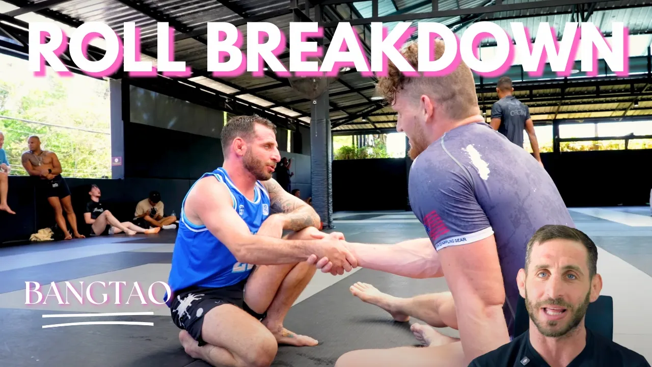 Black Belt vs NFL Super Athlete | Jiu Jitsu Roll Commentary | Bangtao BJJ | Alex Schild