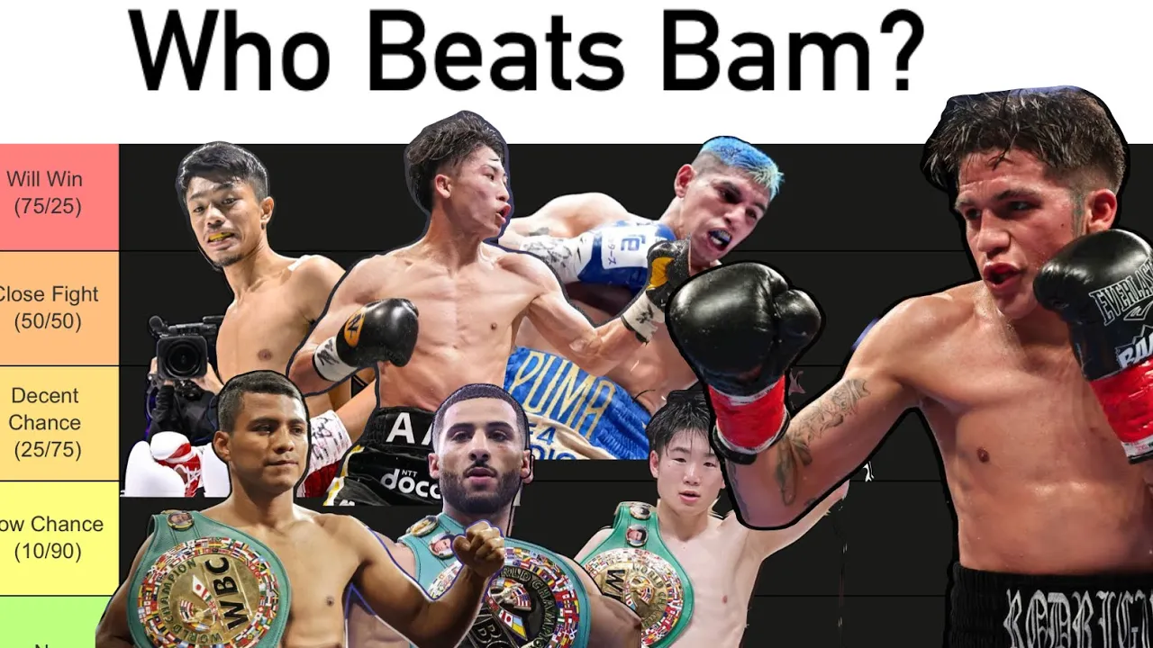 Who Beats Jesse Bam Rodriguez? Tier List