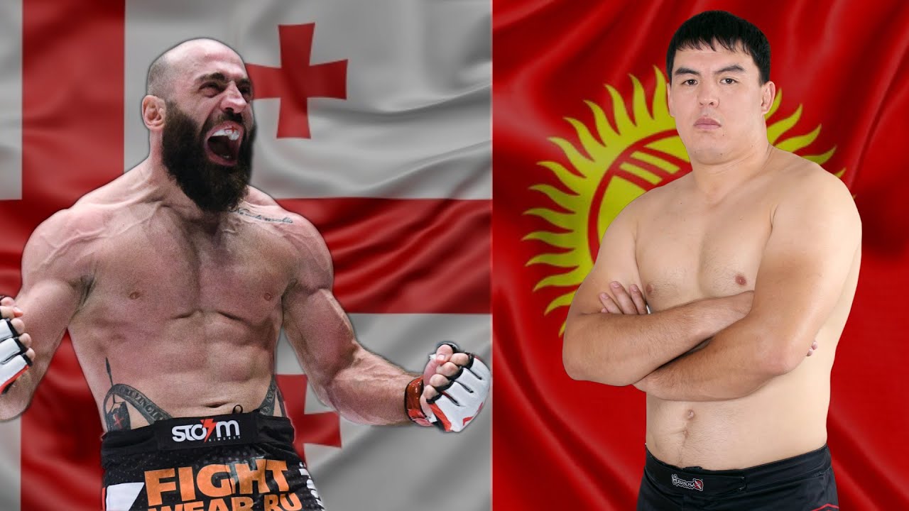 Kyrgyz KLICHKO or Georgian MACHINE? Heavyweights fought to KNOCKOUT in the mountains! background