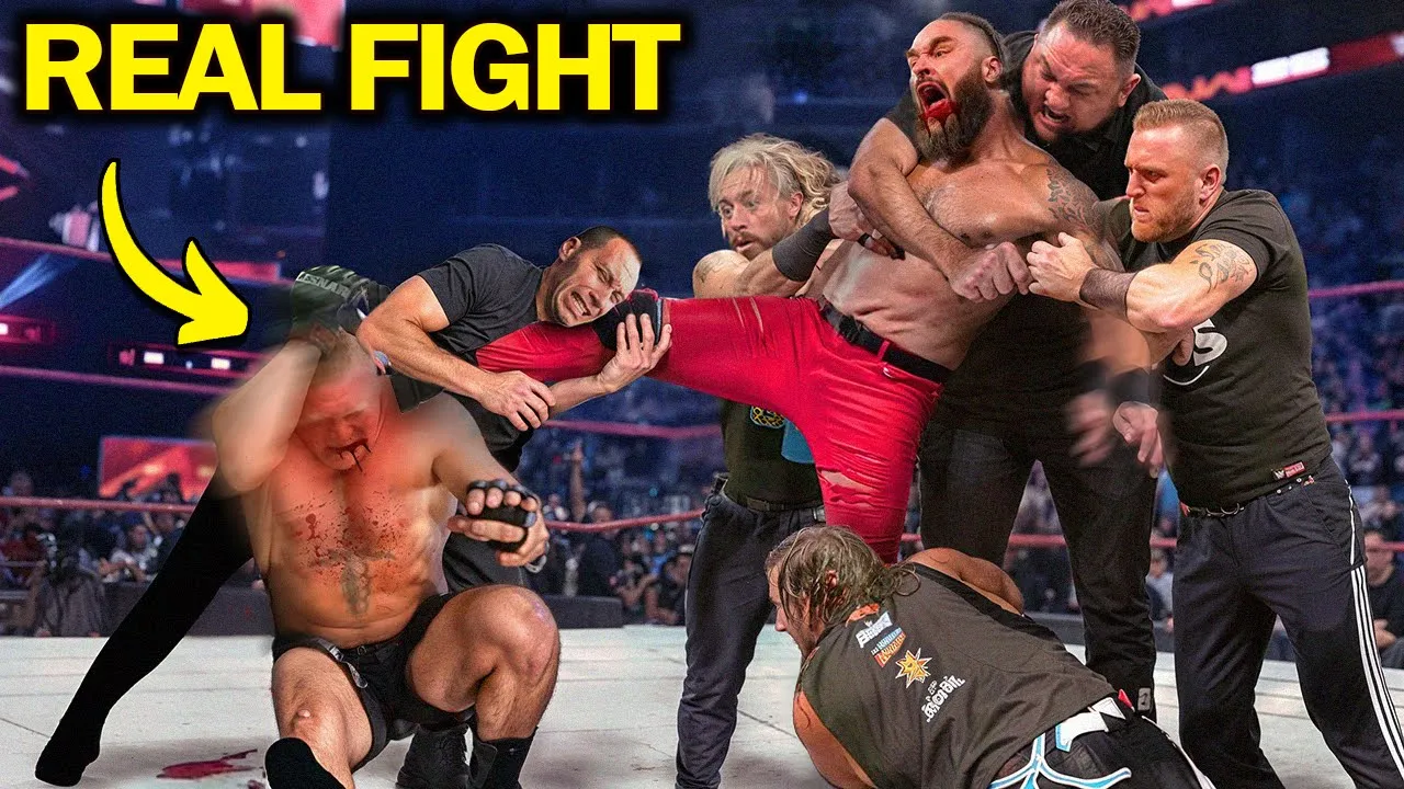 WWE Matches That Turned Into Real Fights background