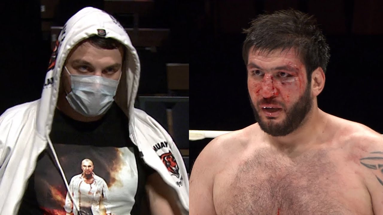 BLOODY FIGHT! A HARD BATTLE ended with a tough KNOCKOUT! The heavyweights showed character! background