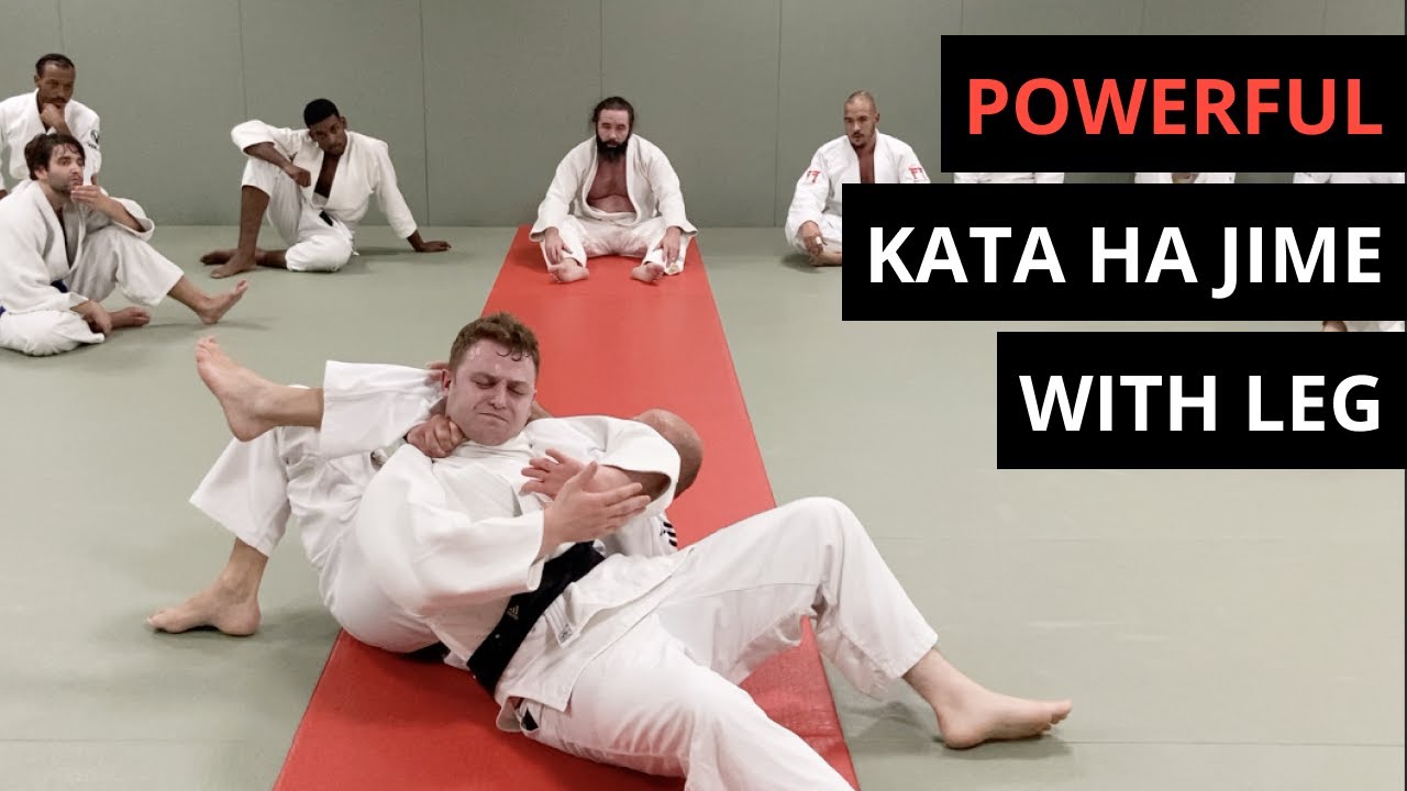 Powerful Kata Ha Jime turnover using your leg