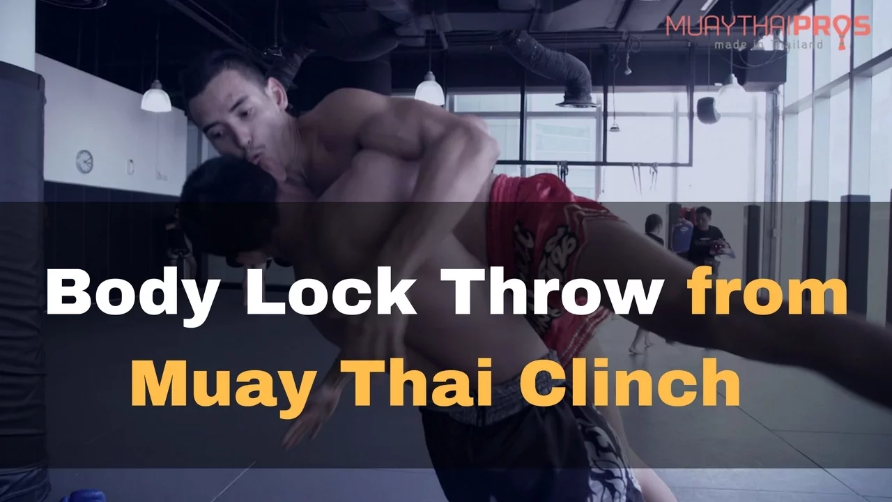 Muay Thai Body Lock Sweep from Clinch - Featuring Champion Nong-O