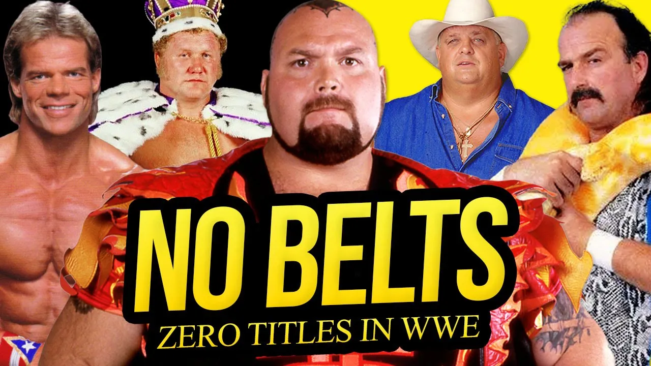 NO BELTS | Never Won a Title in WWE! background