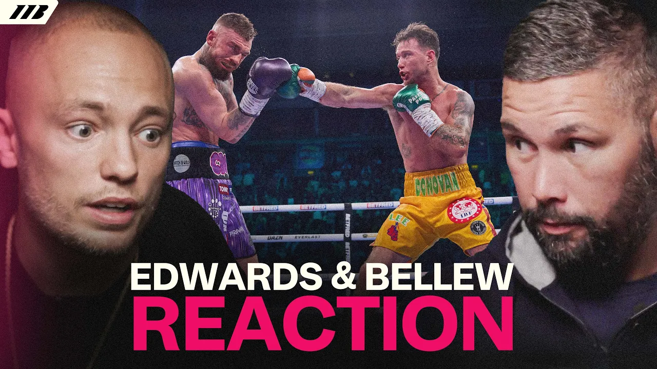 Bellew and Edwards REACT to Crocker vs Donovan DQ controversy | Matchroom Boxing background