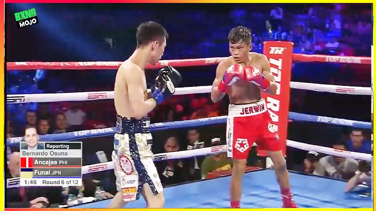 Jerwin Ancajas (Philippines) vs Ryuichi Funai (Japan) - KNOCKOUT, BOXING HD background