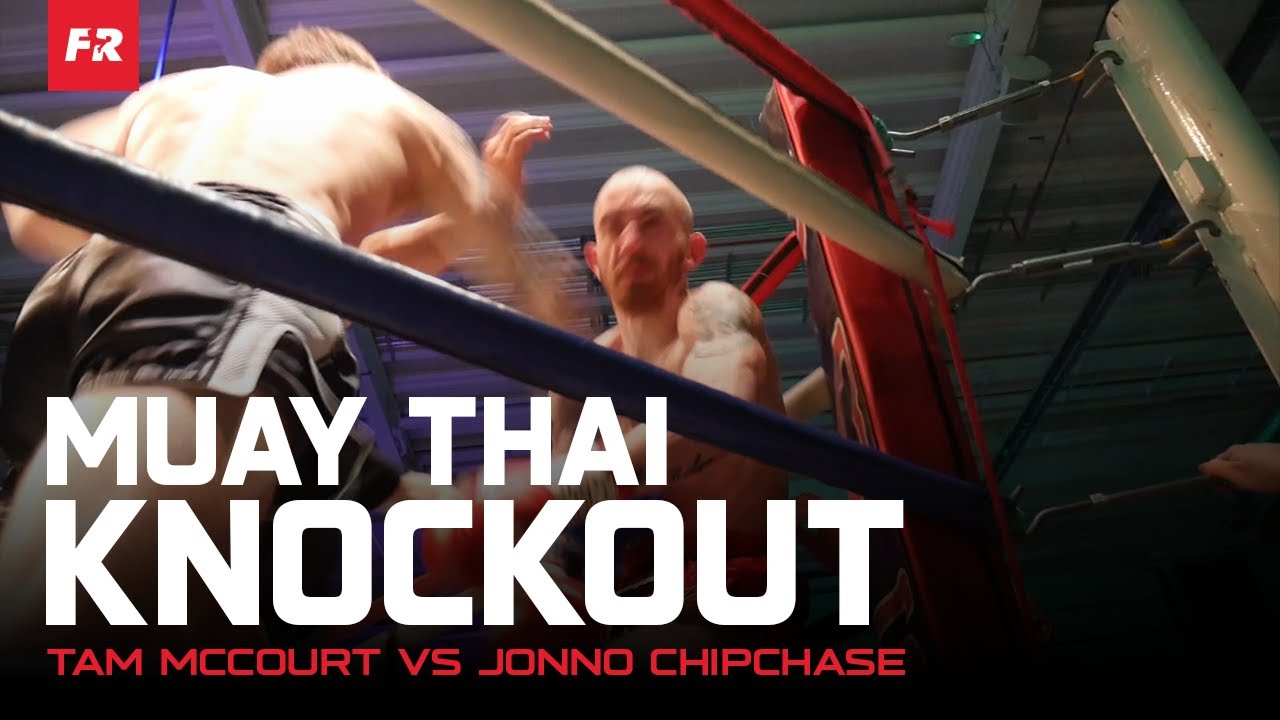 Tam McCourt's Huge Muay Thai KNOCKOUT Against Jonno Chipchase background