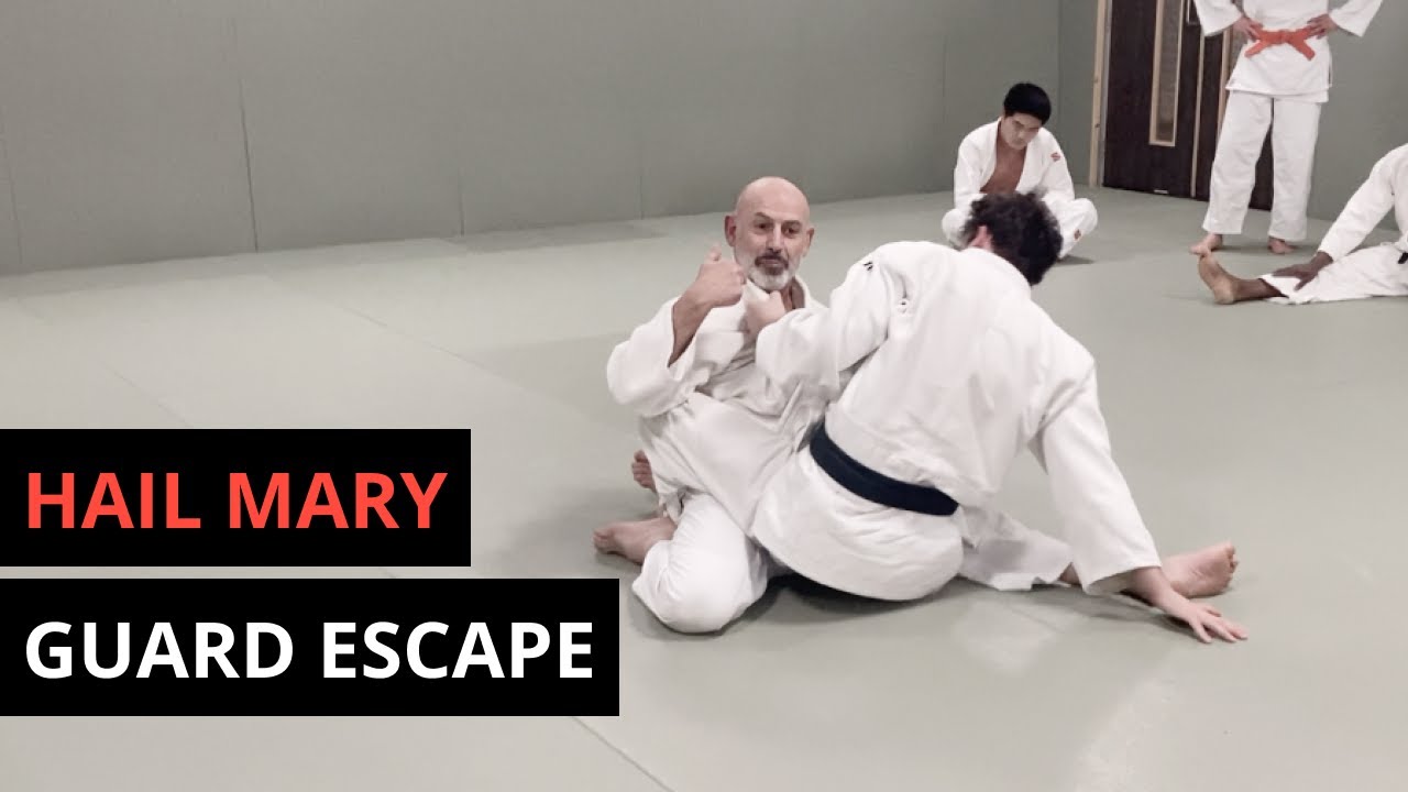 Hail Mary Do Osae (Guard) Escape for Judo/BJJ background