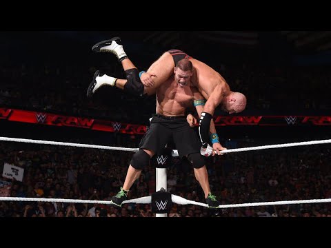 John Cena vs Cesaro RAW 7/6/2015 Highlights background