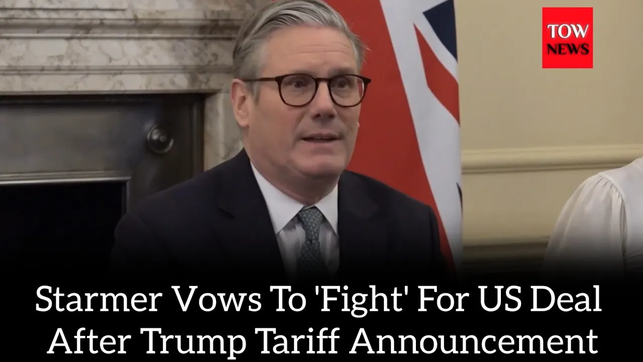 Starmer Vows To 'Fight' For US Deal After Trump Tariff Announcement background
