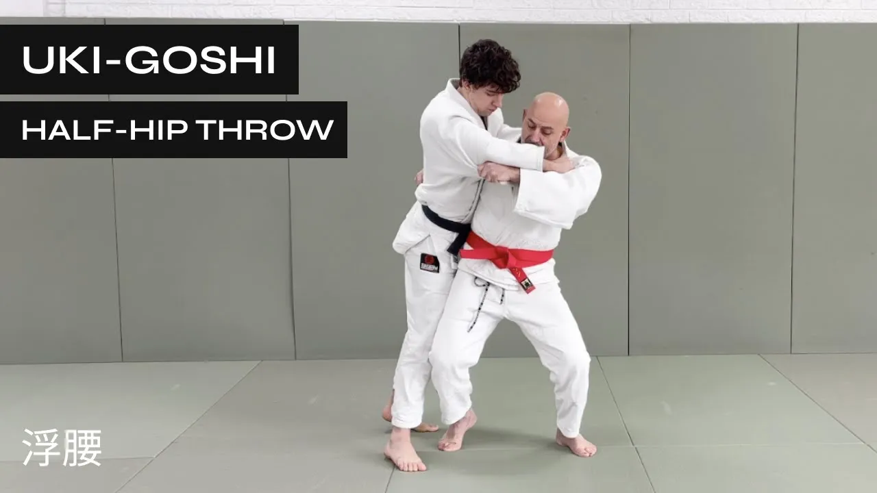 How to Do Uki Goshi in Judo and BJJ | Half-Hip Throw | Floating Hip Throw | 浮腰 background