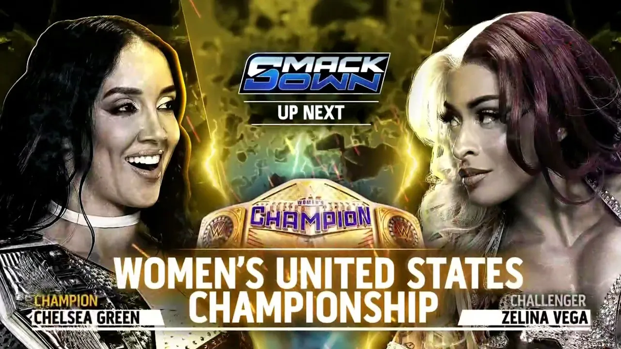 Chelsea Green VS Zelina Vega backdrop