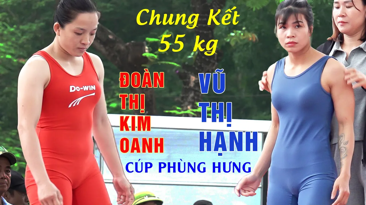 Vật Nữ : Chung Kết 55 kg - Vũ Thị Hạnh - Đoàn Thị Kim Oanh background