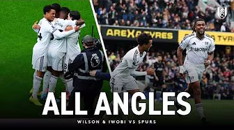 ALL ANGLES | WILSON SUBLIME VOLLEY & IWOBI SIDE FOOT BEAUTY | GOALS FROM SPURS VICTORY