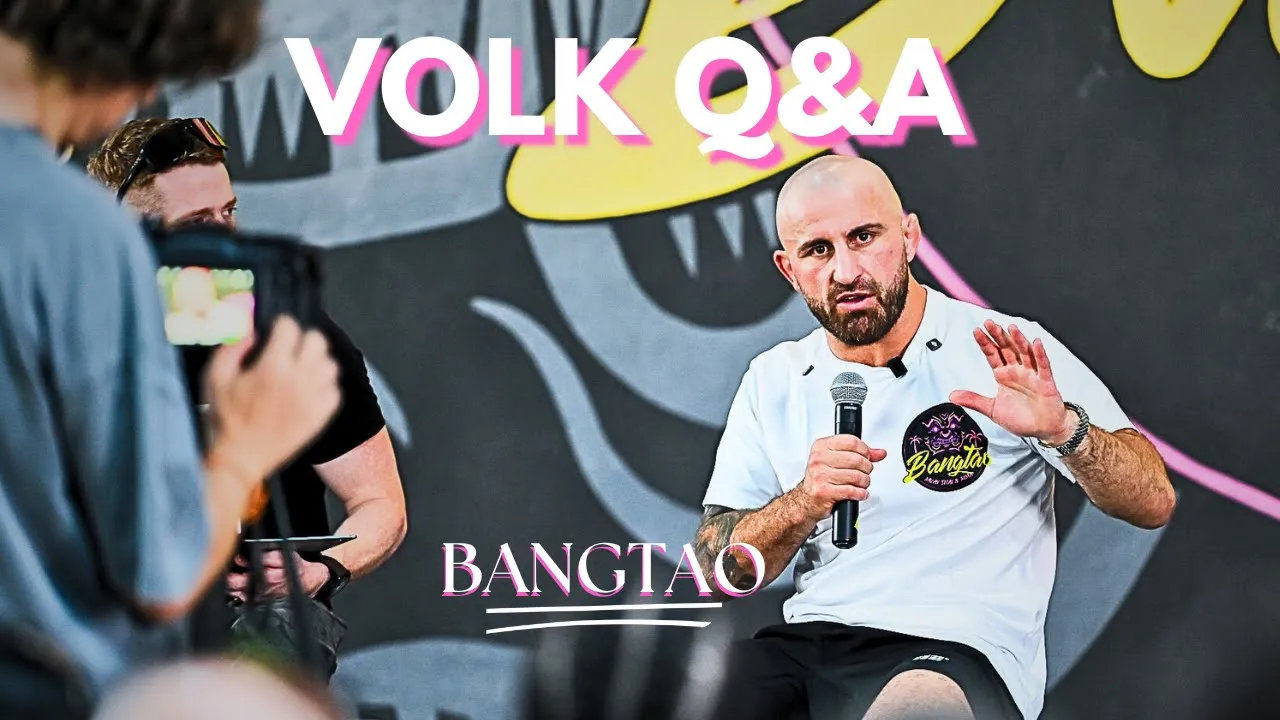 "I'm gonna get that belt back" | Volk on Ilia Topuria fight | Volkanovski Q&A | Bangtao MMA | Phuket