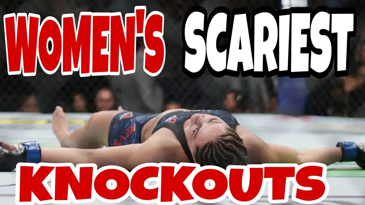Women's Most Scariest Knockouts in MMA background