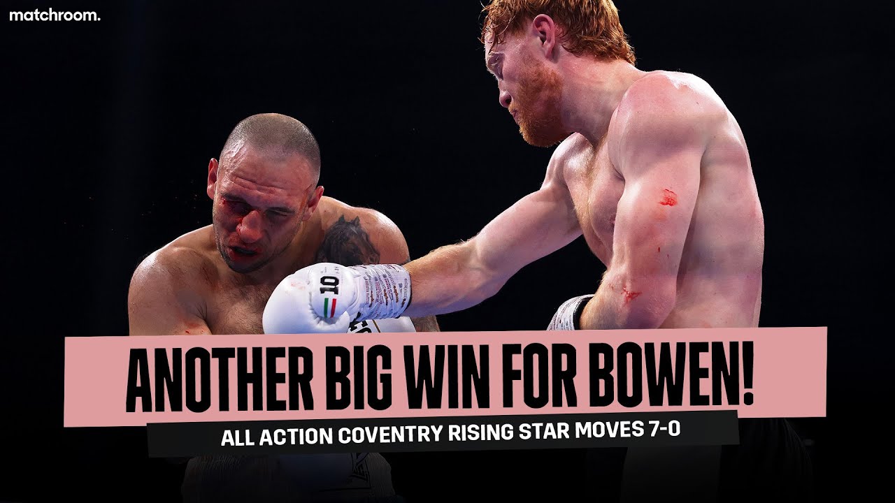 Aaron Bowen goes through the gears vs Mykola Vovk | Full Fight | Matchroom Boxing background