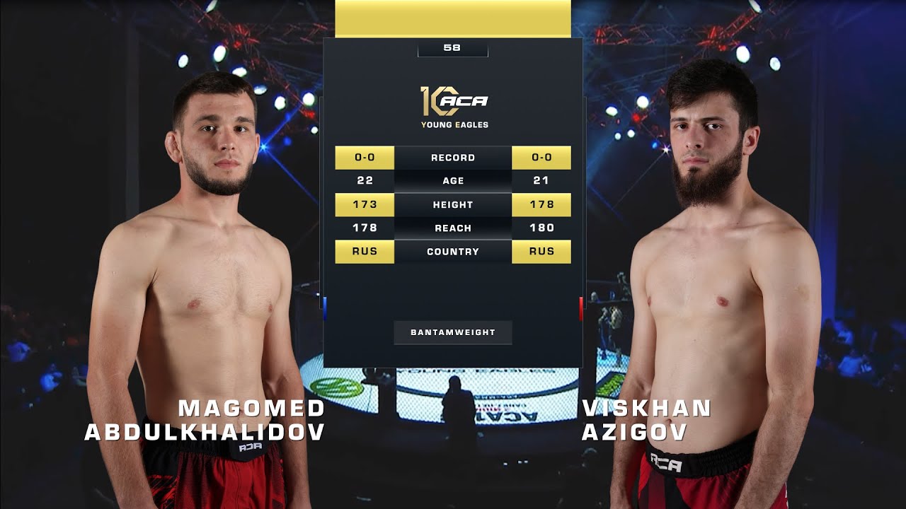 Магомед Абдулхалидов vs. Висхан Азигов | Magomed Abdulhalidov vs. Viskhan Azigov | ACA YE 58