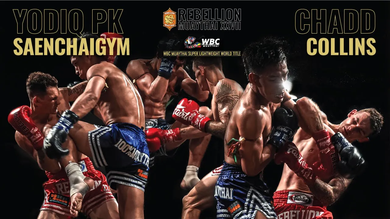Rebellion Muaythai 27: Chadd Collins vs Yodiq PK Saenchaigym (WBC MUAYTHAI WORLD TITLE) background