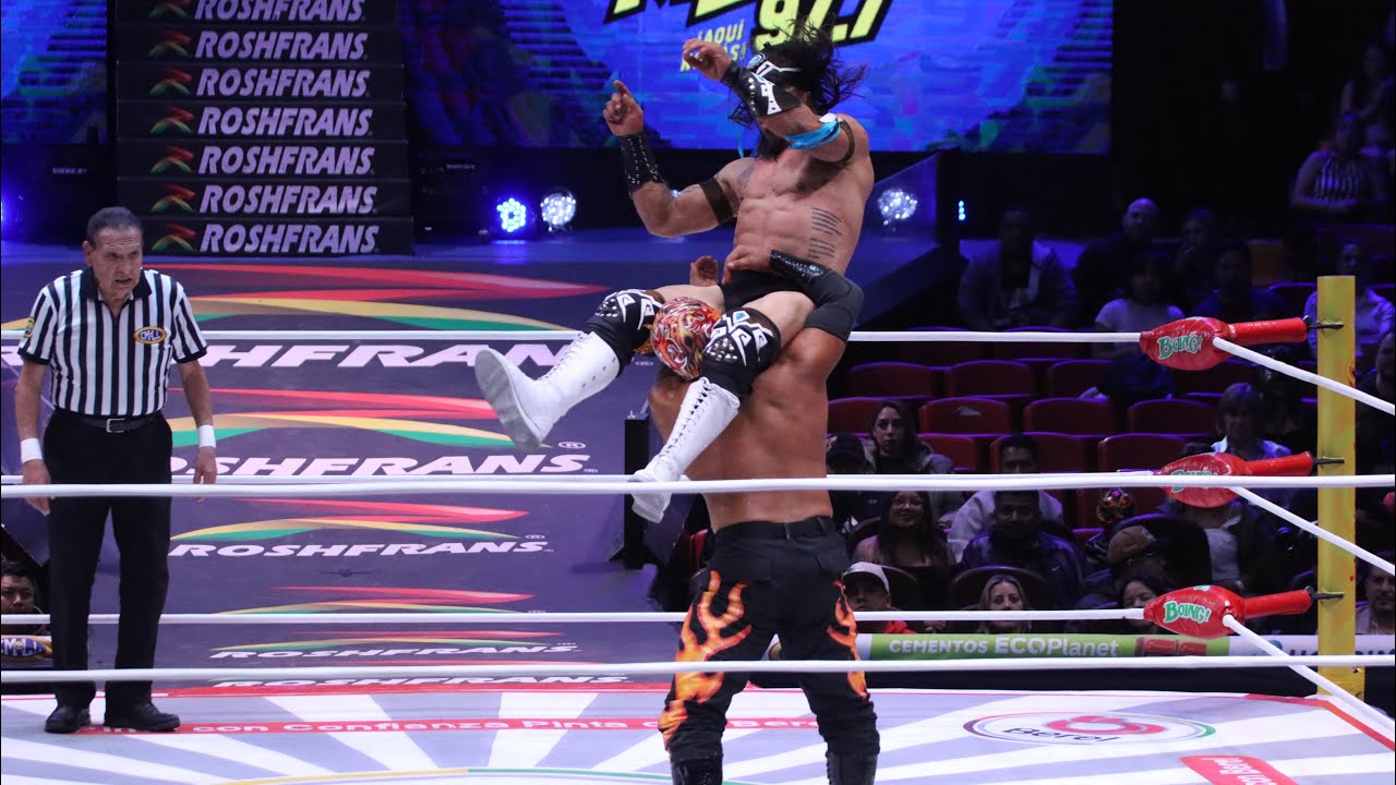Reporte CMLL: Rey Cometa y Espíritu Negro 🆚 Coyote y Pólvora 