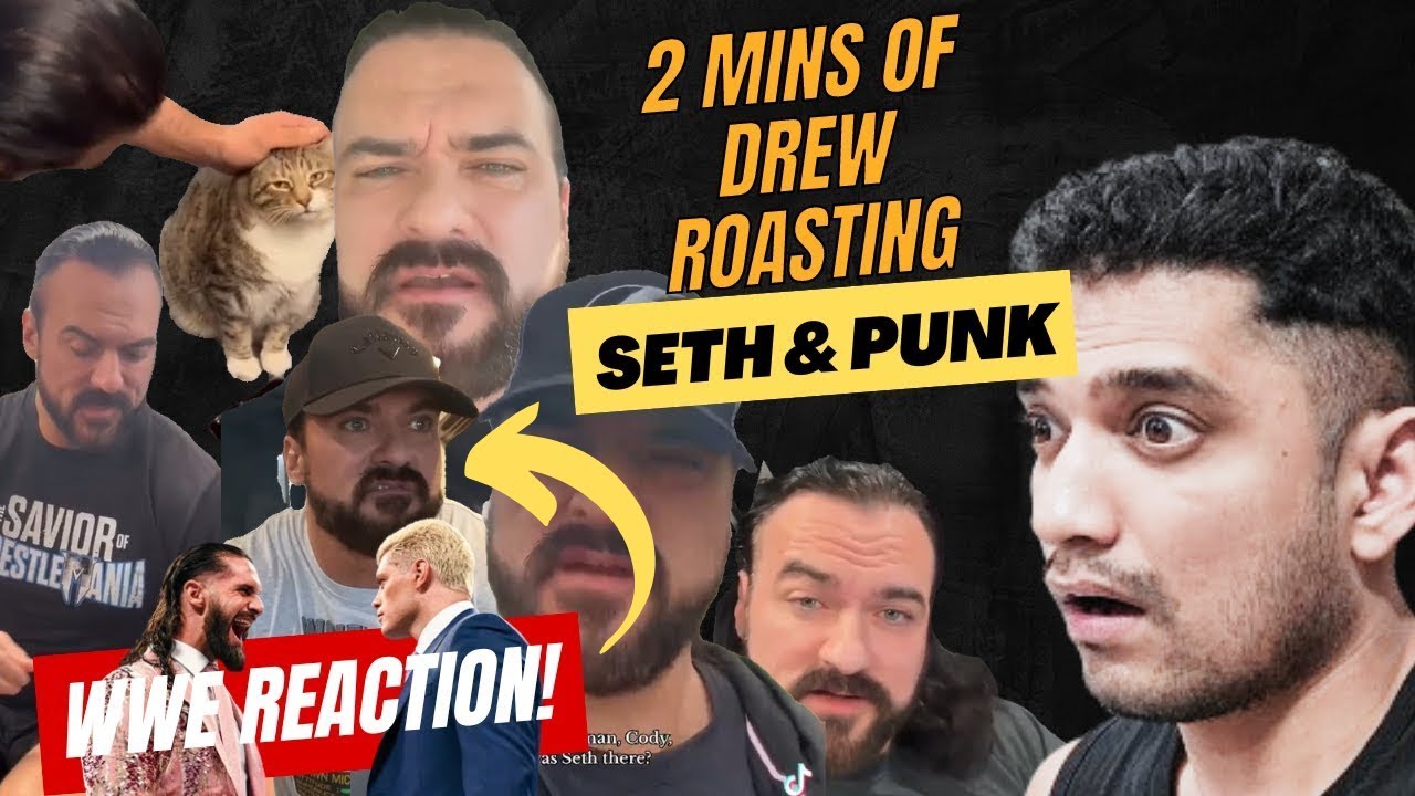 ЁЯШВ2 Mins. of Drew ROASTING Seth & CM Punk: REACTION! background