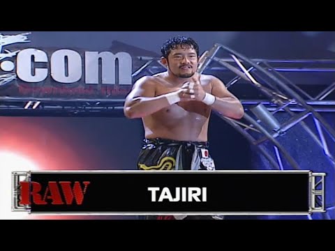 Tajiri 🇯🇵 vs. Raven (Raw 23/7/2001)