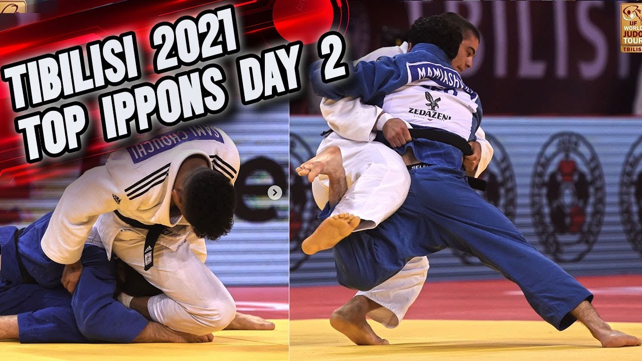 Judo Top Ippons - Judo Grand Slam Tbilisi 2021 - DAY 2. 柔道グランスラム一本集 background