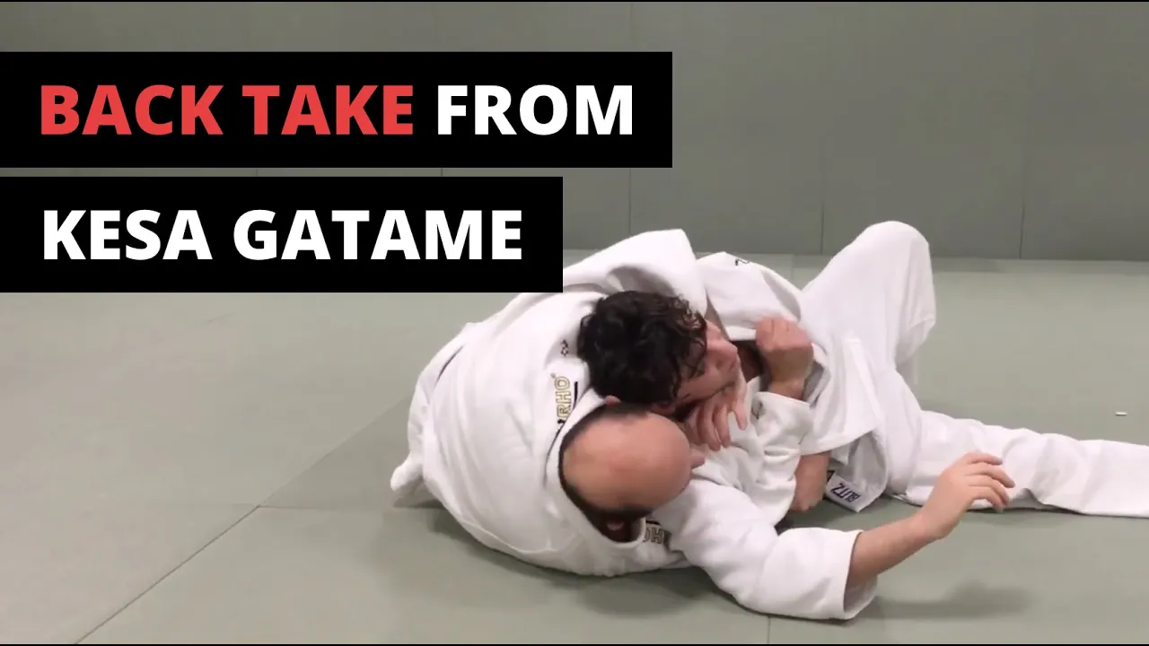 Okuri Eri Jime from Kesa Gatame background