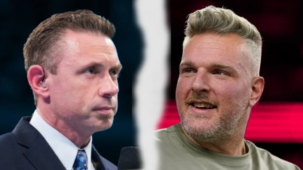 Keep Pat McAfee away from Michael Cole background