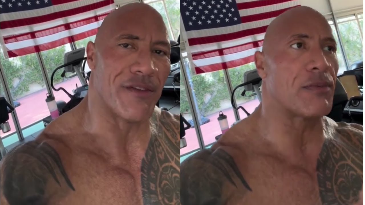 Rock's message to fans on his 52nd birthday background