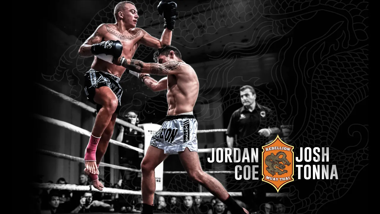 FULL FIGHT | Rebellion Muaythai 11: Jordan Coe vs Josh Tonna background