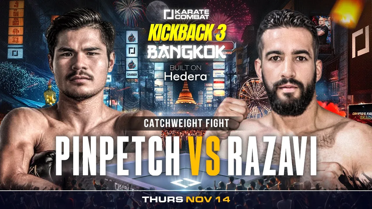 Pinpetch Banchamek vs Reza Razavi | Full Fight | Karate Combat background