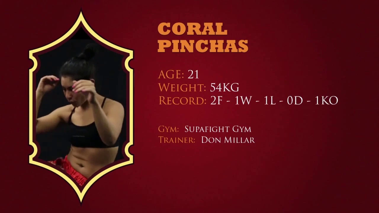 FULL FIGHT/ Road to Rebellion 2: Coral Pinchas vs Natalie Edwards background
