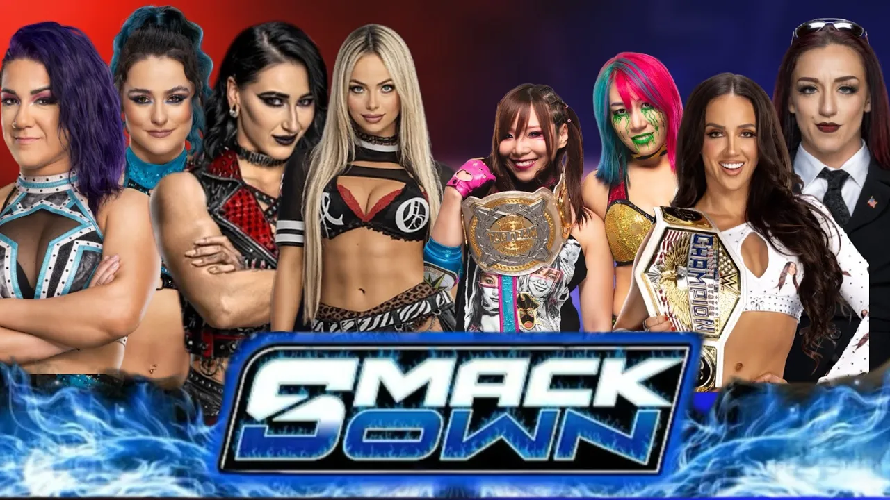 Rhea Ripley & Liv Morgan BAYLEY LYRA VALKYRIE vs ASUKA & KARI SANE & ALBA FYRE & CHELSEA GREEN