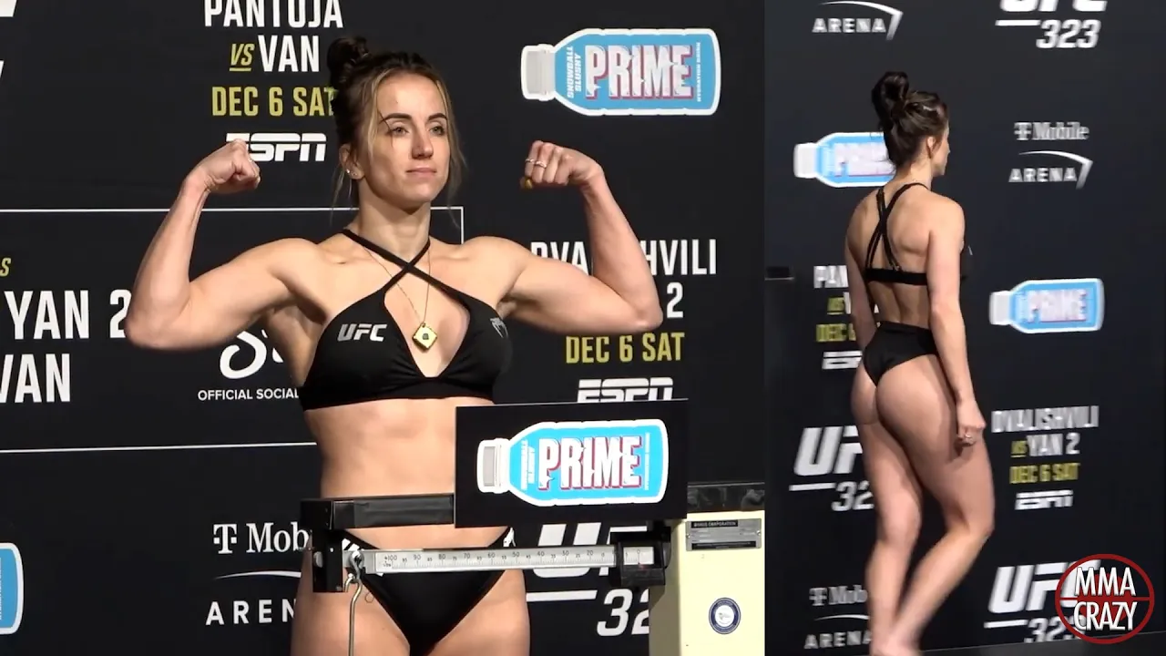 Maycee Barber Weighs in for UFC 323