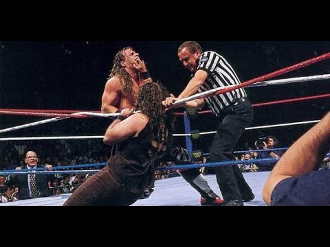 Shawn Michaels vs Mankind In Your House : Mind Games 1996 Highlights background