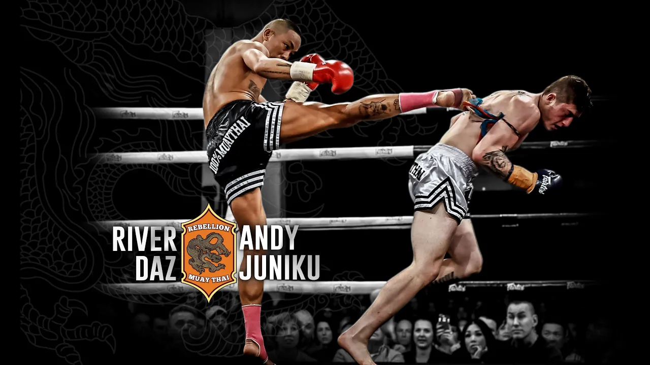 FULL FIGHT | Rebellion Muaythai 20: River Daz vs Andy Juniku background